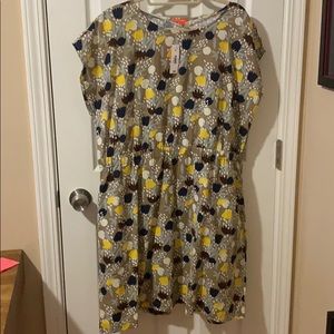 Cotton/Linen NWT Joe Fresh dress, cute tulip print